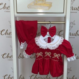 Red Ribbon Pyjama Set