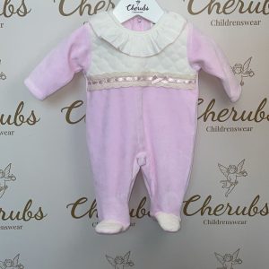 Pink Spanish Style Baby Grow
