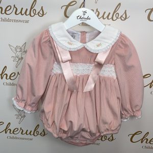 Pink Soft Cord Romper