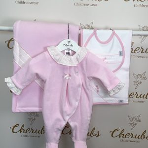 Pink Frill 4 Piece Set
