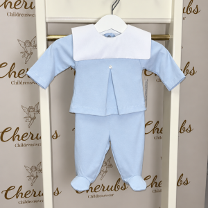 Boys Cotton Bib Trouser Set