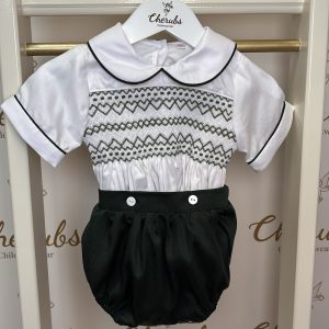 Dark Green Boys Suit